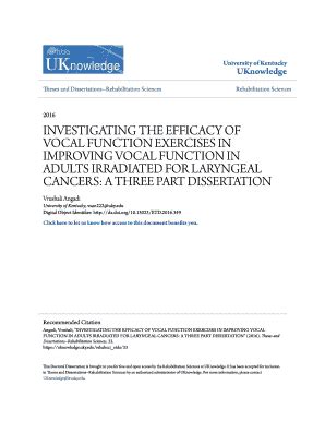 Fillable Online INVESTIGATING THE EFFICACY OF VOCAL FUNCTION EXERCISES