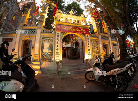 Hanoi Vietnam January 2023 Phu Ung Hindu Temple In The Old District