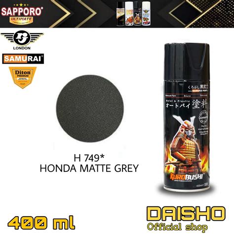 Jual Samurai Paint Honda Matte Grey H749 Doff Cat Semprot Spray Paint