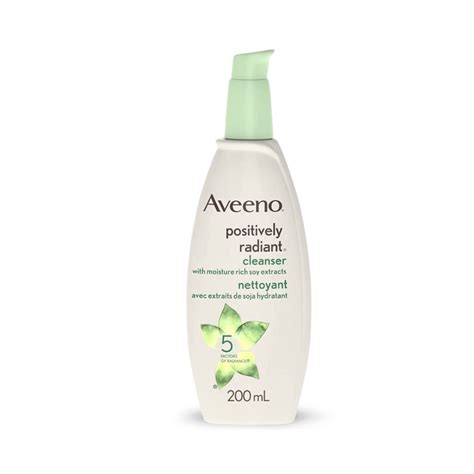 Aveeno Positively Radiant Brightening Cleanser 200ml Betahealth