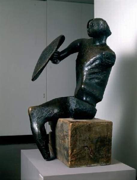 Fondazionesr On Twitter Henry Moore Guerriero Scudo