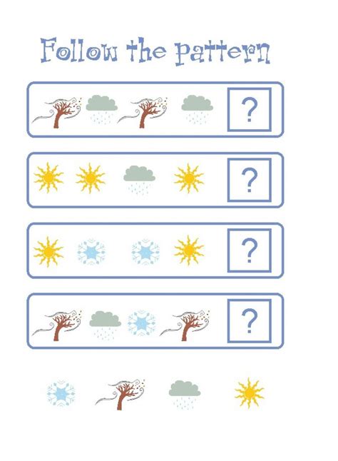 Weather Pattern worksheet | Live Worksheets - Worksheets Library