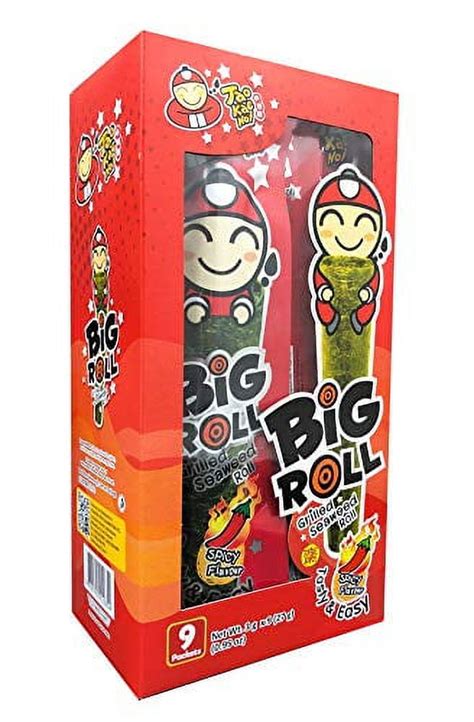 Tao Kae Noi Big Roll Crispy Grilled Seaweed Roll Spicy Flavour 9