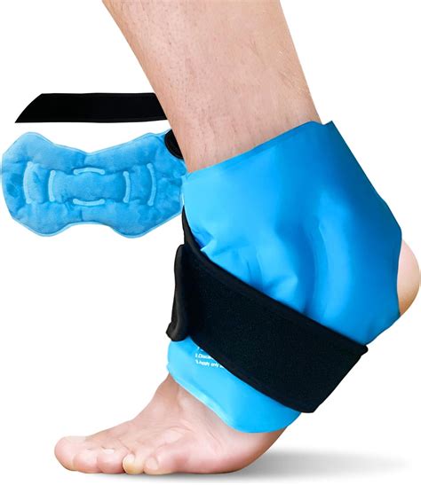 Amazon RelaxCoo Ankle Ice Pack Wrap For Swelling Reusable Gel Ice