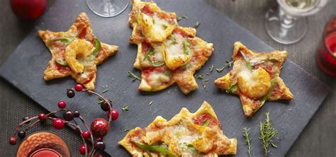 Mini pizzas de árboles de Navidad Nestlé Cocina