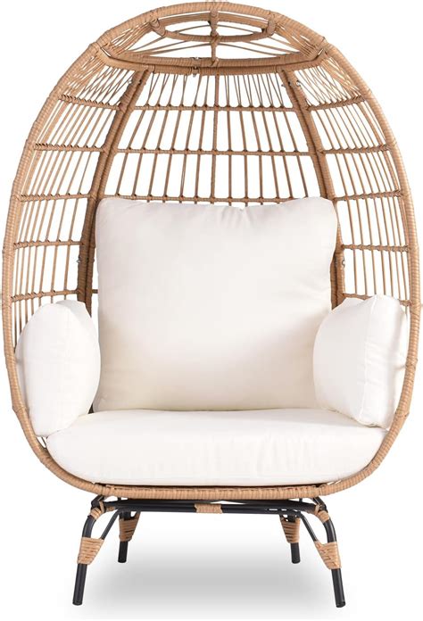 Amazon Otsun Oversized Wicker Egg Chair Outdoor Indoor Lounger