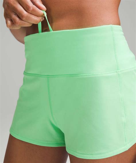 Lululemon Speed Up High Rise Lined Short 2 5 Pistachio Lulu Fanatics