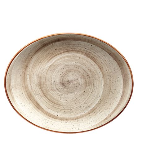 Terrain Moove Oval Tabak 25 Cm Bonna Premium Porcelain