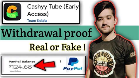 Cashyy Tube App Paypal Withdrawal Proof Cashyy Tube App Real Or Fake