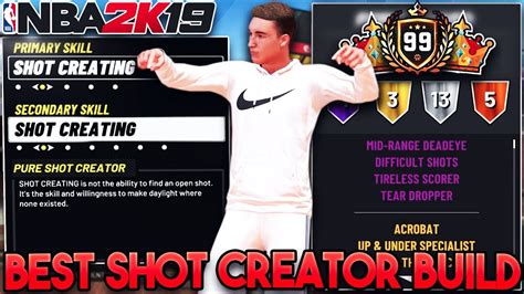 NBA 2K19 BEST SHOT CREATOR BUILD Best Guard Build For MyPark Best