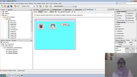 Tutorial Membuat Tampilan Menu Dan Submenu Menggunakan Netbeans Youtube