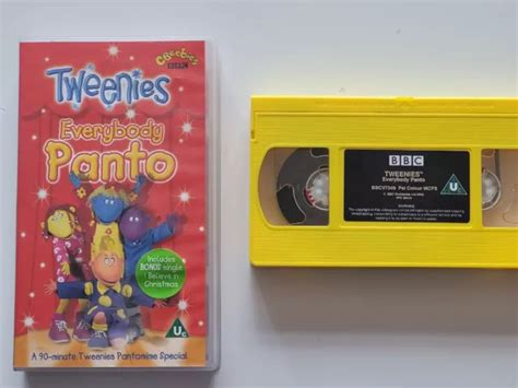 Video Vhs Tweenies Everybodys Panto £12 99 Picclick Uk