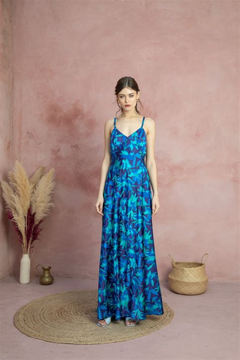 Indigo Blue dress – Daphne Alex Designs