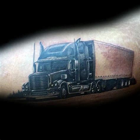 60 Truck Tattoos For Men Vintage And Big Rig Ink Design Ideas