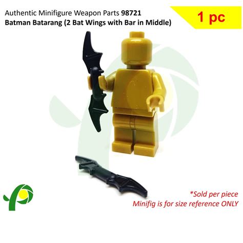 LEGO Minifigure Weapon Parts 98721 Batman Batarang | Shopee Philippines