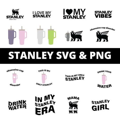 Stanley Tumbler Clipart, Stanley SVG & PNG - Etsy