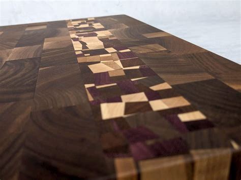 Walnut Butcher Block With Confetti Accent Hardenbrook Hardwoods