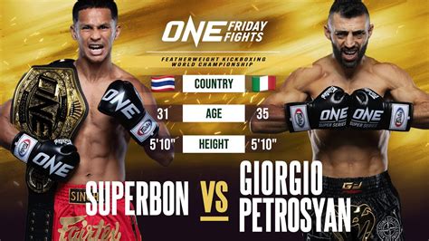 The Head Kick Heard Around The World Superbon Vs Giorgio Petrosyan