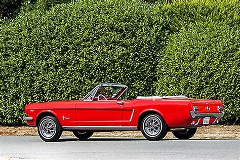 Ford Mustang 289 Convertible 1964 Red Our Beautiful Pictures Are Available As Framed Prints