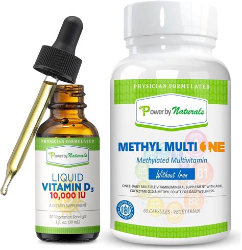 Amazon Power By Naturals Methylated Multivitamin Liquid Vitamin