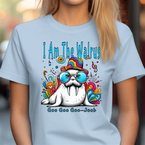 I Am The Walrus Etsy