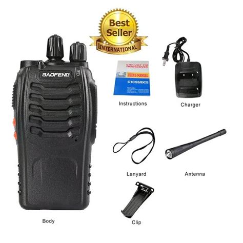 Jual Radio HT Handy Talky BAOFENG BF 888s Walkie Talkie UHF Bergaransi