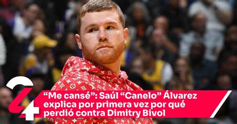 “me Cansé” Saúl “canelo” Álvarez Explica Por Primera Vez Por Qué