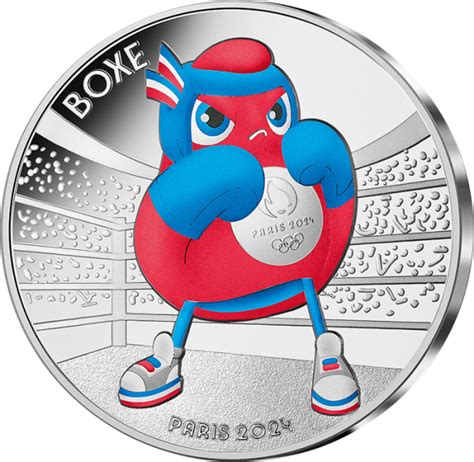 France Monnaie De Paris La Boxe 10 Euros Argent Couleur 2023 MDP