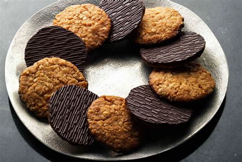 Chocolate Hobnob Homemade Chocolate Hobnob Biscuits Desserts