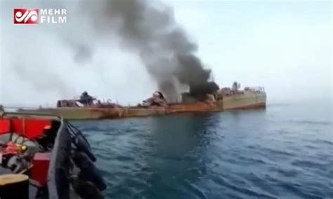 Iranian destroyer accidentally opens fire on one of its own warships ...