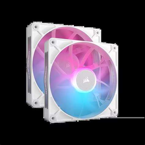 Corsair ICUE LINK RX140 RGB 140mm PWM Case Fans Black White