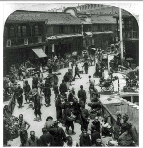 Street Scene In 1900 Virtual Shanghai