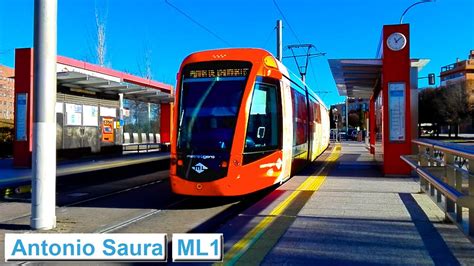 Antonio Saura Ml Metro Ligero Madrid Alstom Citadis Youtube