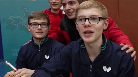 Jeux Olympiques Les Fr Res Lebrun Espoirs De M Dailles En Ping Pong