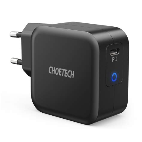 Choetech Travel Wall Charger GaN USB Type C 60W Power Delivery USB