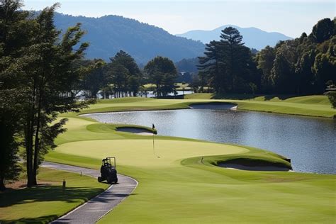 Golf Course On The Golf Course Background, High Resolution, Golf Course, Domestic Travel ...