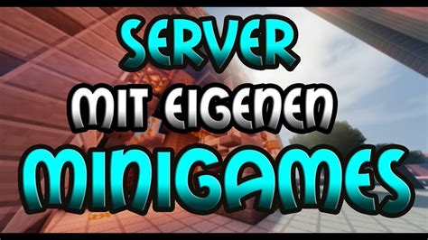 Server Mit Eigenen Minigames Minecraft Server Vorstellung