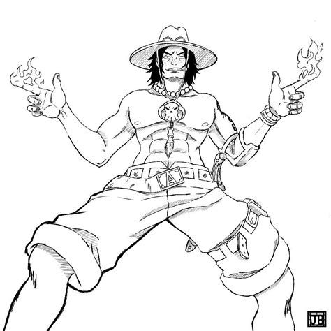 Drawing I Did Of Ace For Inktober Dropped All Three Versions From