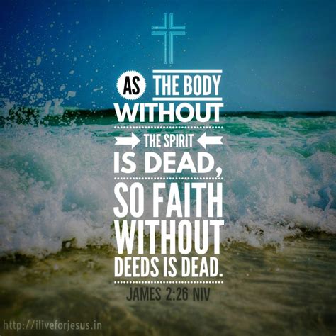 Faith And Deeds I Live For JESUS