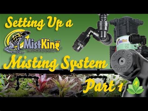 How To Setup A Mistking Misting System Part Youtube