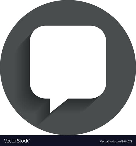 Chat Sign Icon Speech Bubble Symbol Royalty Free Vector