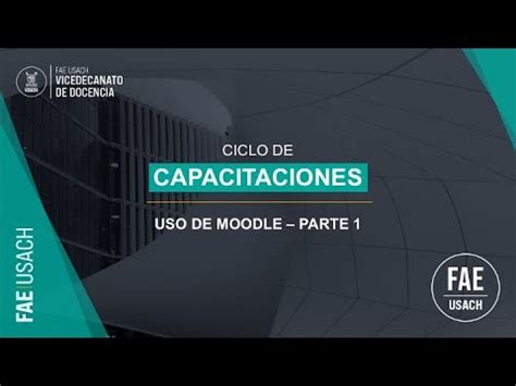 Capacitacion Moodle Parte Youtube