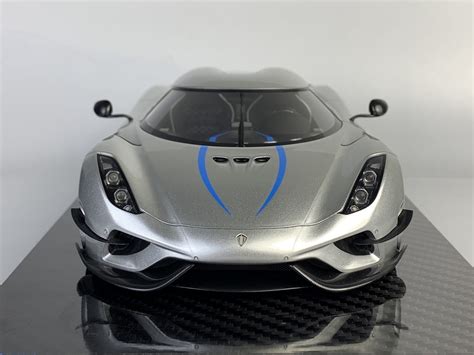 Frontiart Koenigsegg Regera Moon Sliver Resin Model Car Frontiart