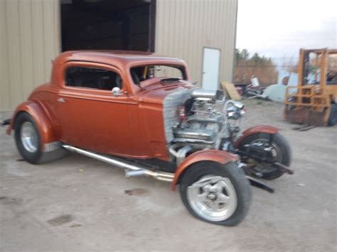 1934 Chevy 3 Window Coupe Hot Street Rod Project Car 1932 1933 Ford For Sale