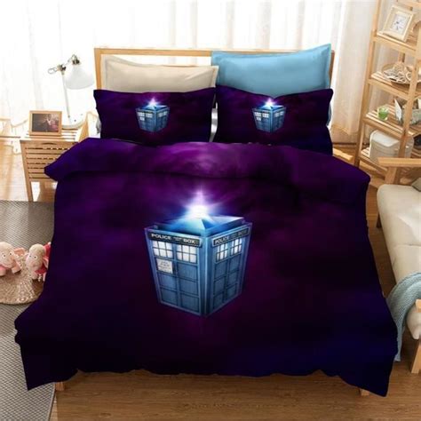 DFn 2782 Doctor Who parure de lit imprimée en 3D ensemble de literie