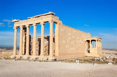 O Erechtheion Ou Erechtheum Um Antigo Templo Grego Na Acr Pole De