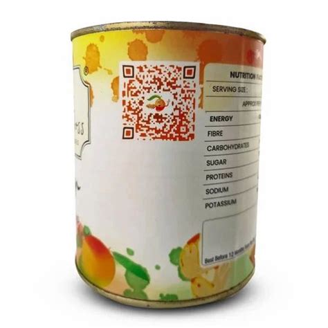 Yellow Kesar Mango Pulp Packaging Type Tin Packaging Size Gms