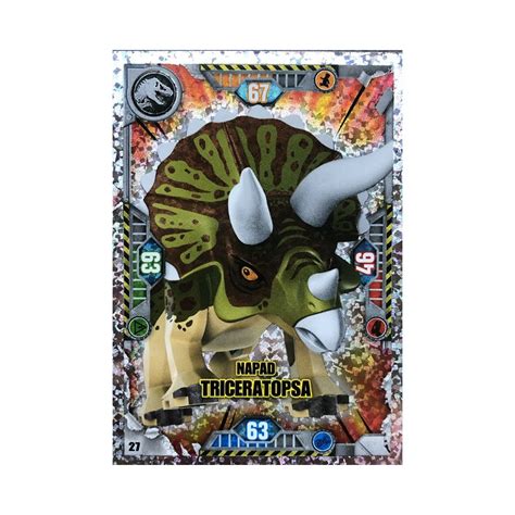 Lego Jurassic World Trading Card Game Polish Series Napad