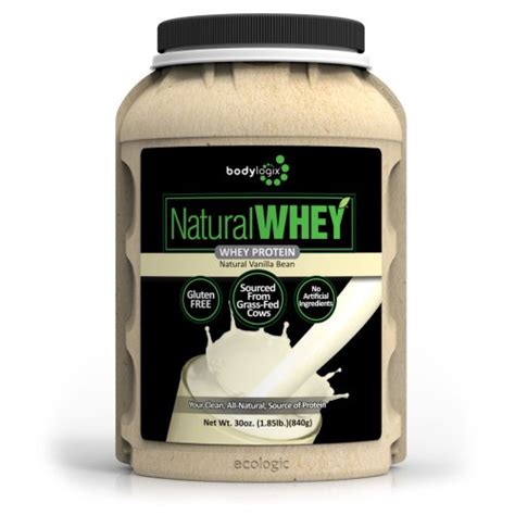 Bodylogix Natural Whey Protein Nutrition Shake Vanilla 185 Pound