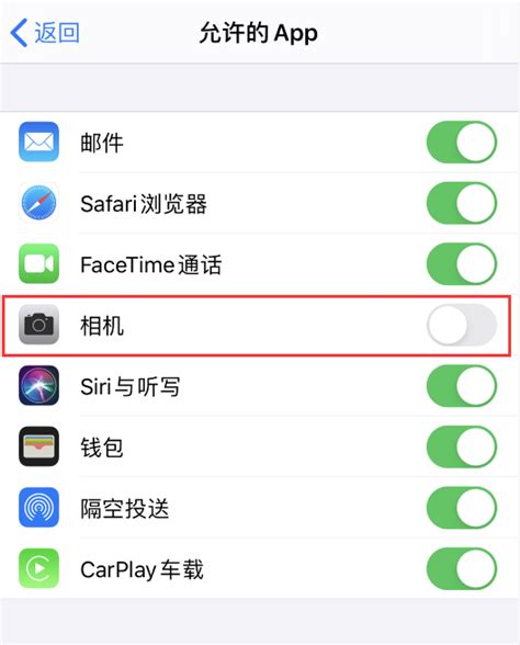 关闭 Iphone 锁屏界面的相机方法